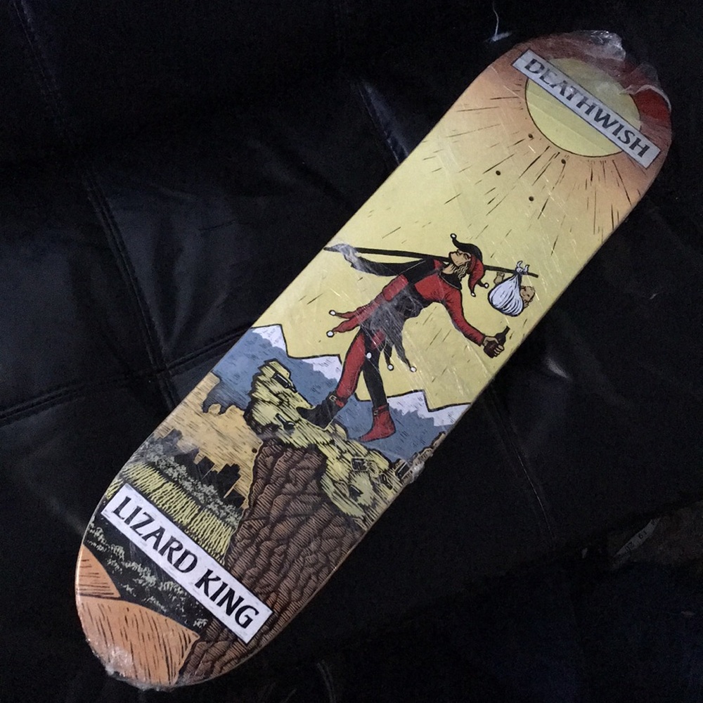 Deathwish Lizard King skateboard deck